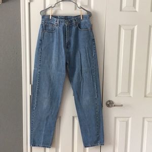High waisted jeans